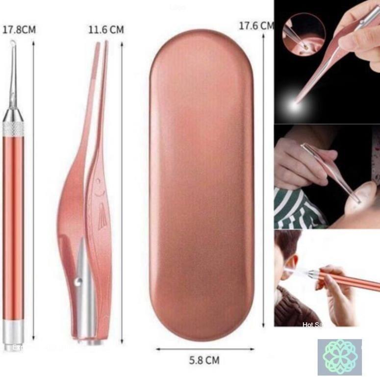BỘ LẤY DÁY TAI CÓ ĐÈN SIÊU TIỆN DỤNG - BỘ LẤY RÁY TAI CAO CẤP Lấy Ráy Tai Nữ