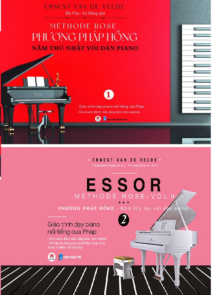 Combo Sách - Giáo Trình Dạy Piano Nổi Tiếng Của Pháp (Bộ 2 Tập)