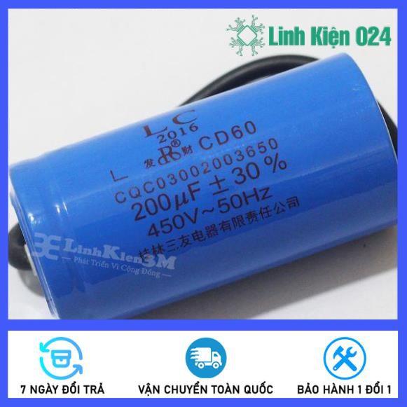 Tụ Điện LC CD60 450V - Xanh Dương