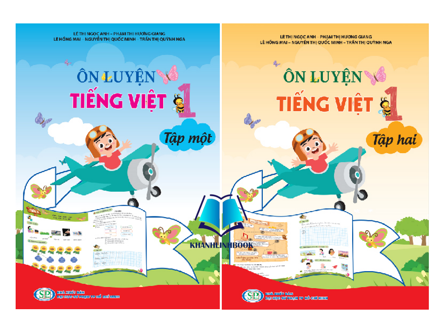 Sách - Combo Ôn luyện Tiếng Việt lớp 1 - tập 1 + 2
