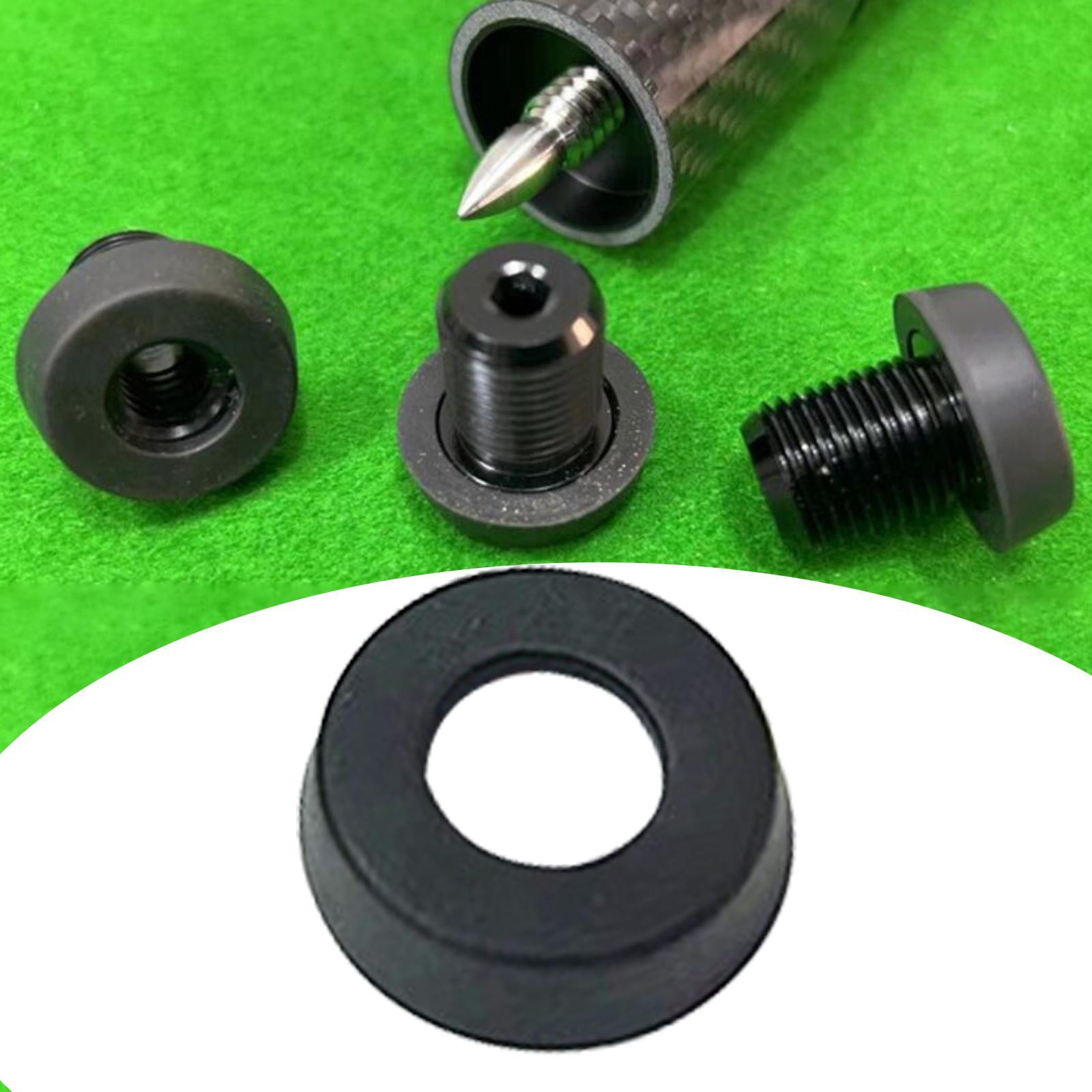 Billiard Cue Bottom Rubber Plug Protection Pad Durable Billiards Accessories