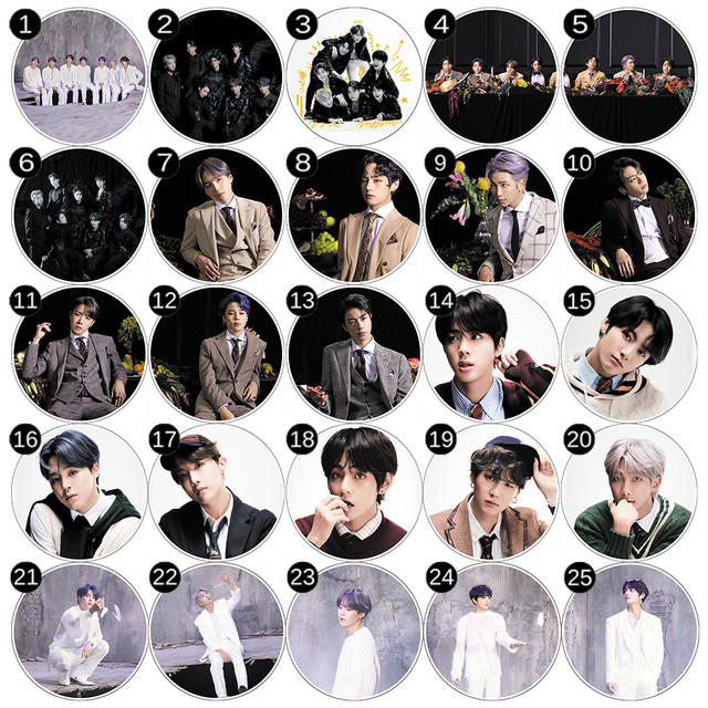Huy hiệu BTS Map of the Soul 7 cực đẹp