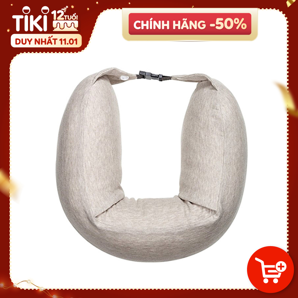 Gối Tựa Cổ Du Lịch Xiaomi 8H Travel U-Shaped Pillow (Màu Kem) - Hàng Chính Hãng