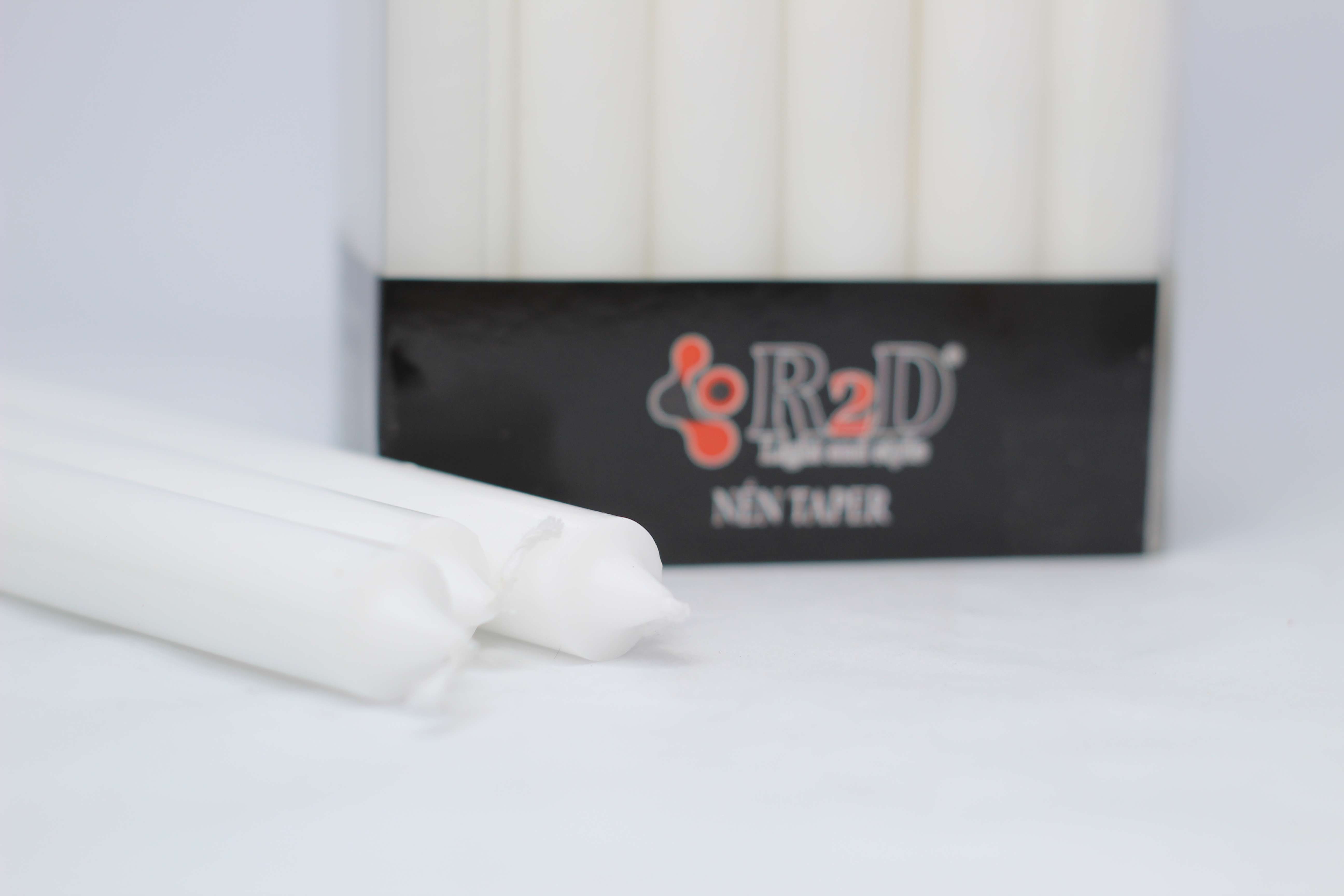 Nến Tapper 18 Cây, Nến Cây, Đèn Cầy, Đến Từ Shop R2D, [Mã - 53], Nguyên Liệu Tự Nhiên, Lành Tính.