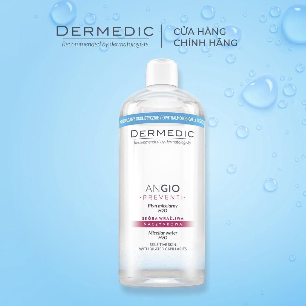 Nước tẩy trang dành cho da giãn mao mạch Dermedic Angio Preventi Micellar Water H2O 500ml