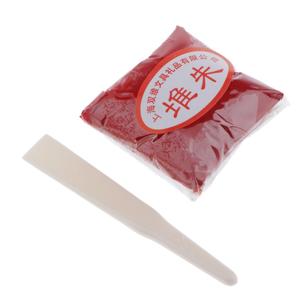 30G Màu Đỏ Dán Cho Dấu Mực Miếng Lót Tranh Thư Pháp Dụng Cụ
