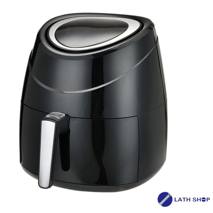 Nồi Chiên Không Dầu Điện Tử Lock&amp;Lock Air Fryer 5.2L Màu Đen EJF259BLK - Bảng Điện Tử Phía Trên - Hàng Chính Hãng