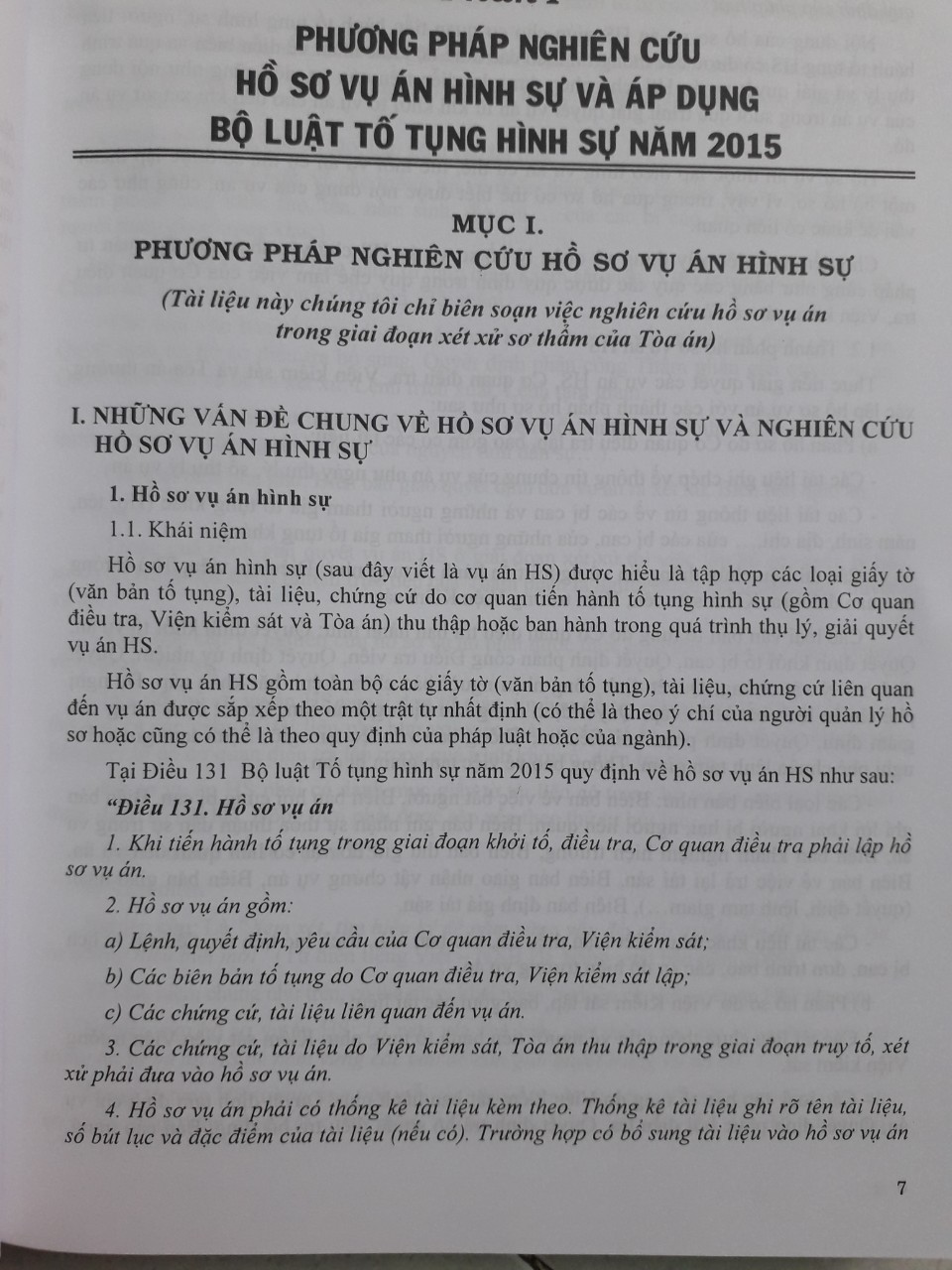 Phương Pháp Nghiên Cứu Hồ Sơ Vụ Án Hình Sự Trong Giai Đoạn Xét Xử Và Áp Dụng Bộ Luật Tố Tụng Hình Sự Năm 2015 Với Các Văn Bản Hướng Dẫn Mới Nhất