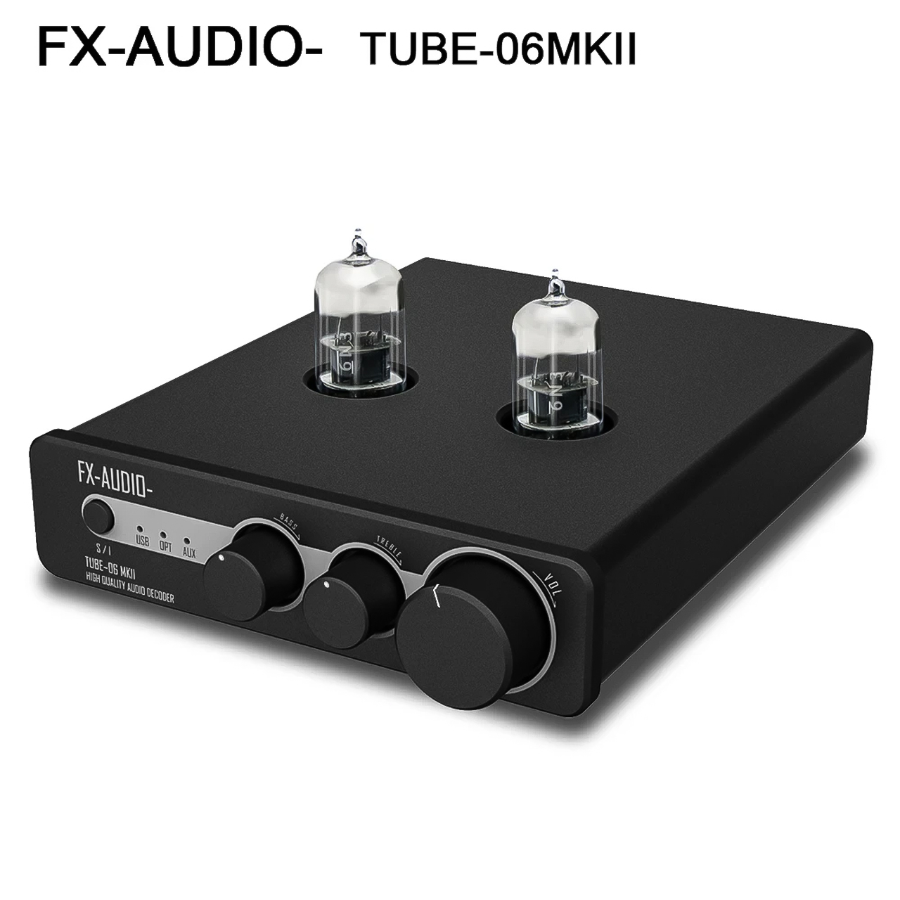 Bộ khuếch đại âm thanh Vinetteam FX-AUDIO TUBE-06 MKII với đèn 6N3 và DAC ES9018K2M - hàng chính hãng