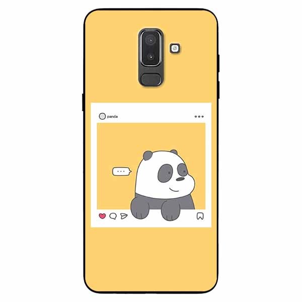 Ốp lưng dành cho Samsung J8 2018 mẫu Chú Gấu Khung Hình