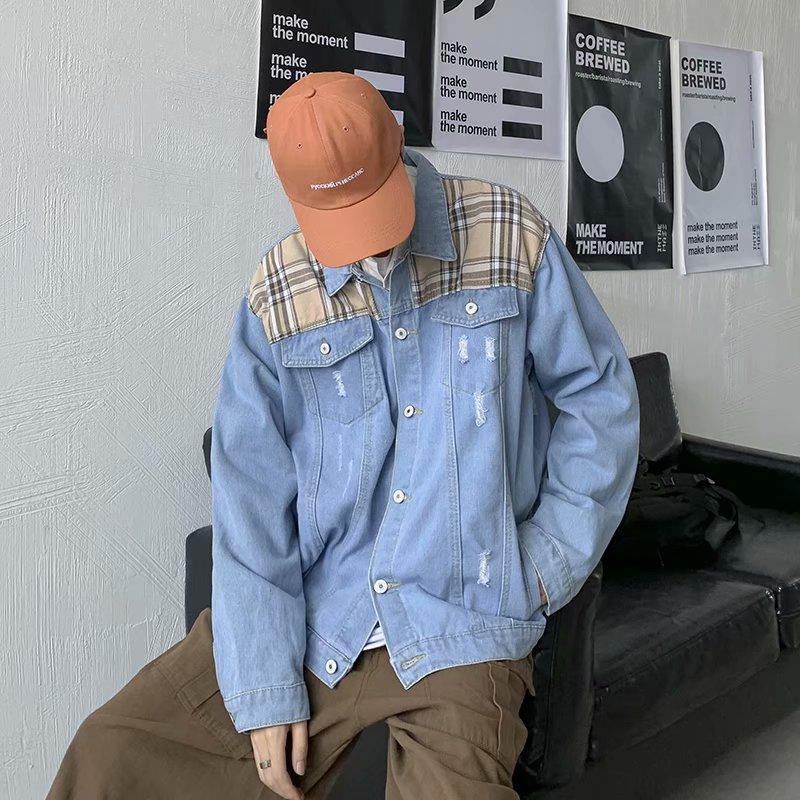 NEW KOREAN STYLE Áo Khoác Denim Phong Cách Hàn Quốc Thời Trang 2020 Cho Nam
