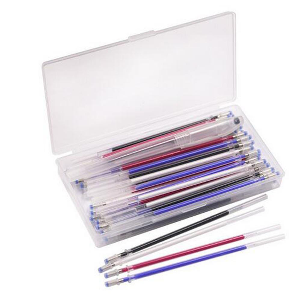 120Pcs Erase Pens Erasable Fabric Refills Marking Pens Mixed Color