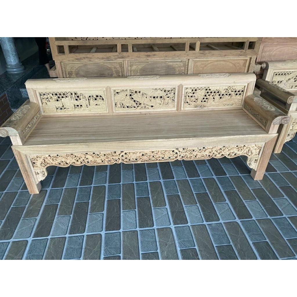 Bàn ghế trường kỷ gỗ gụ sang trọng