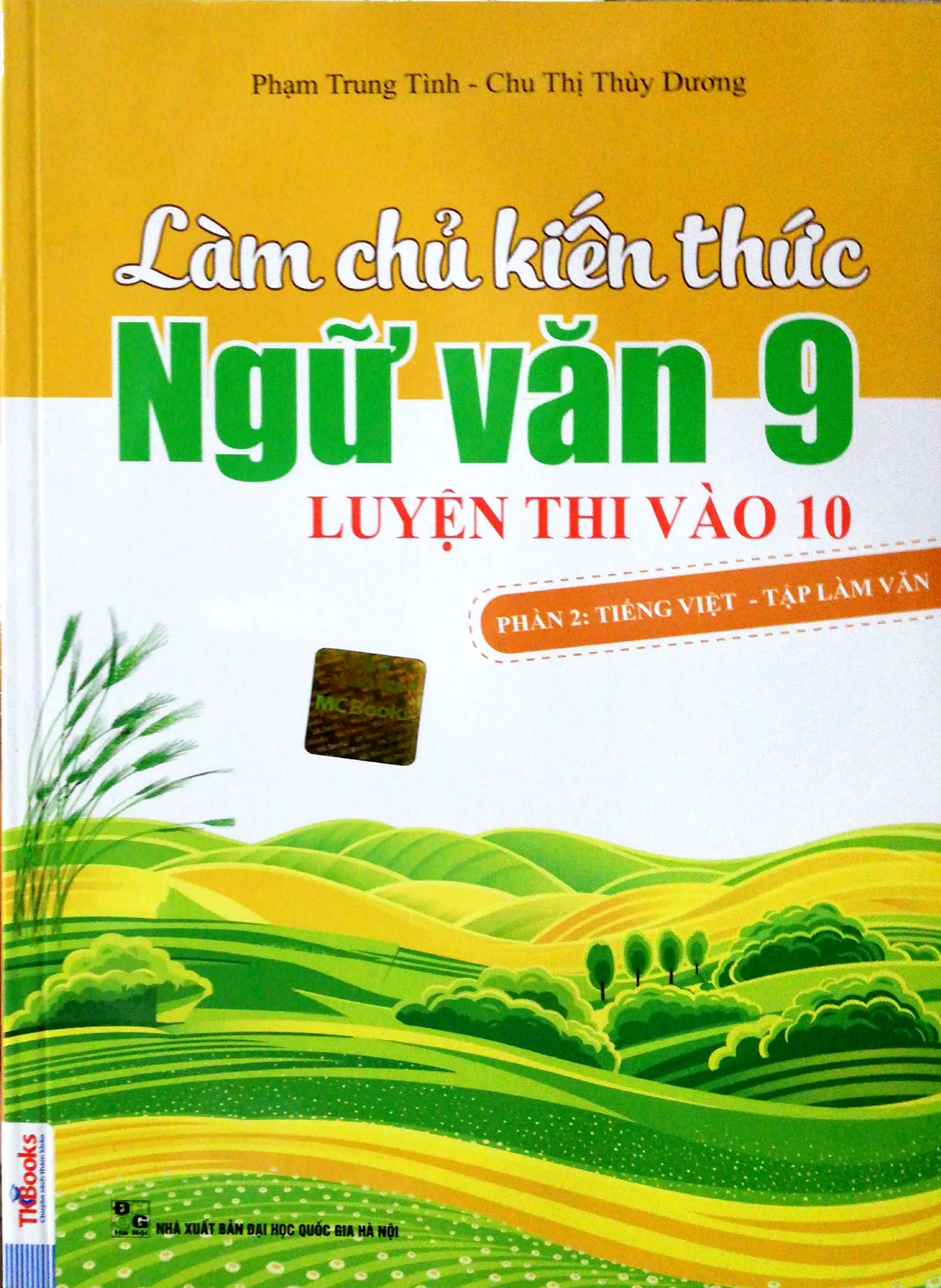 Làm Chủ Kiến Thức Ngữ Văn Lớp 9 Luyện Thi Vào 10 - Phần 2: Tiếng Việt - Tập Làm Văn (Tái Bản 2018)