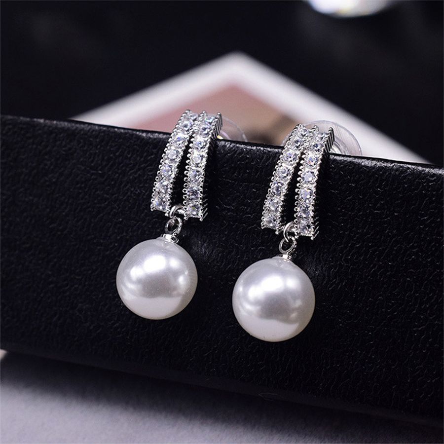 Bông Tai Ngọc Trai San Hô - Nấc Thang Thiên Đường - Trang Sức Cô Tấm - HEAVEN PEARL (9-10ly) - CTJ3112