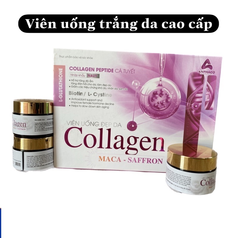 Viên uống Collagen Peptide Cá Tuyết Nhập Khẩu Nauy 