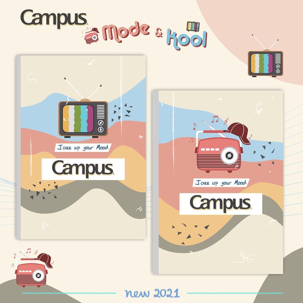 Vở KN có chấm Campus Mode &amp; Cool 120 trang (Lốc 10 quyển) - giao màu ngẫu nhiên
