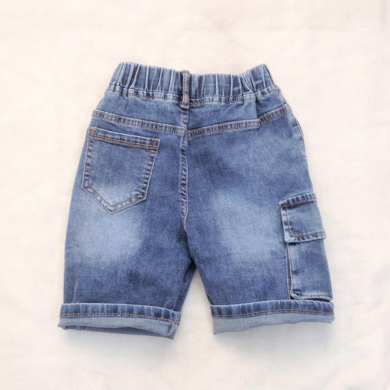 Q00000116 Jean lửng bé trai đẹp, dáng ôm body, co giãn tốt, từ 4-8 tuổi