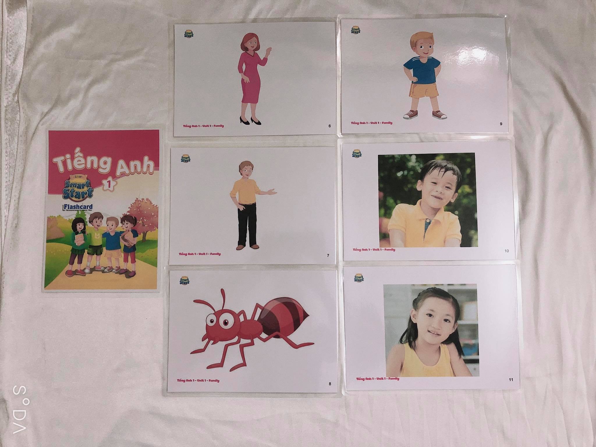 FLASHCARD TIẾNG ANH LỚP 1 Ép Platics Bền Đẹp