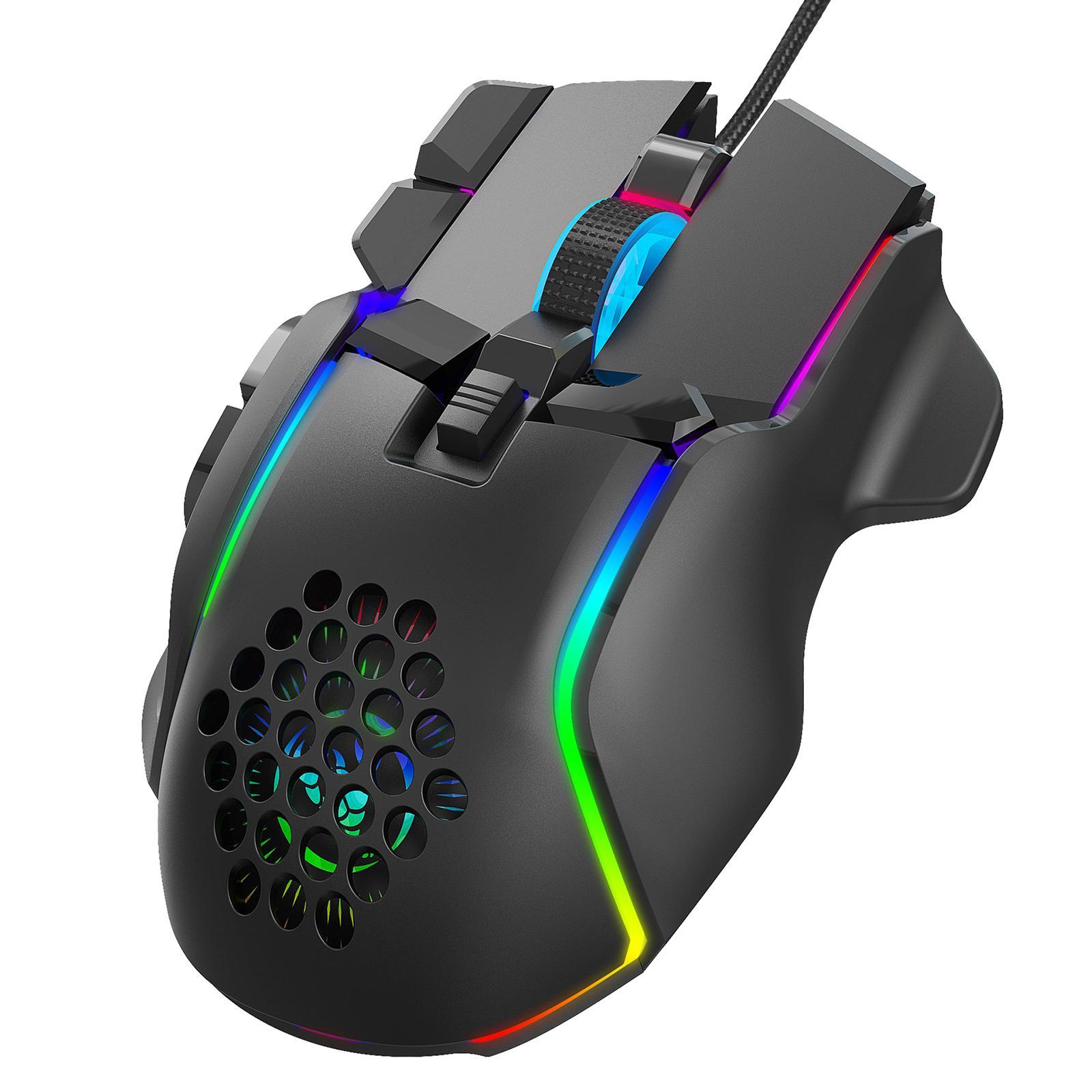 USB  Gaming Mouse RGB Backlight 1000Hz Polling Rate for Laptop