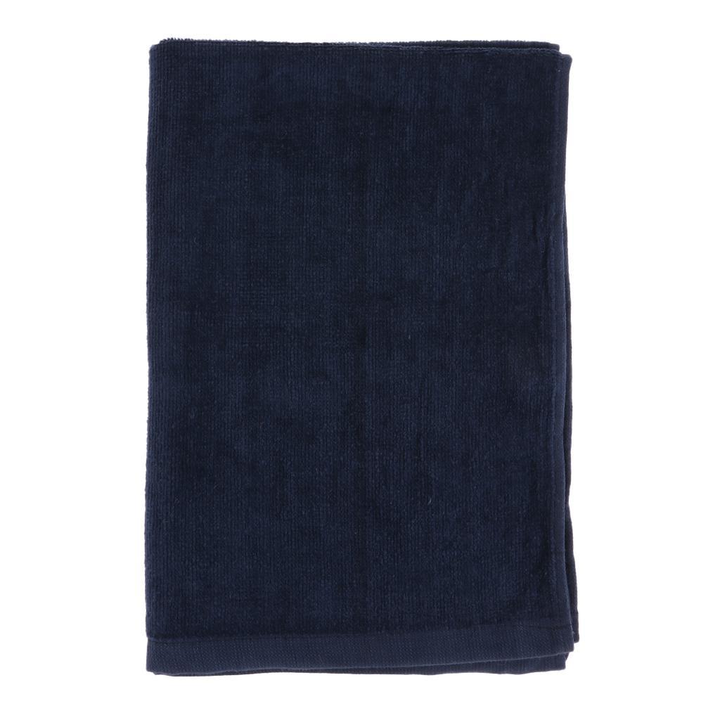 62 X 42cm Cotton Golf Towel Hand Towel Quick Drying Golf Ball Cleaner Black