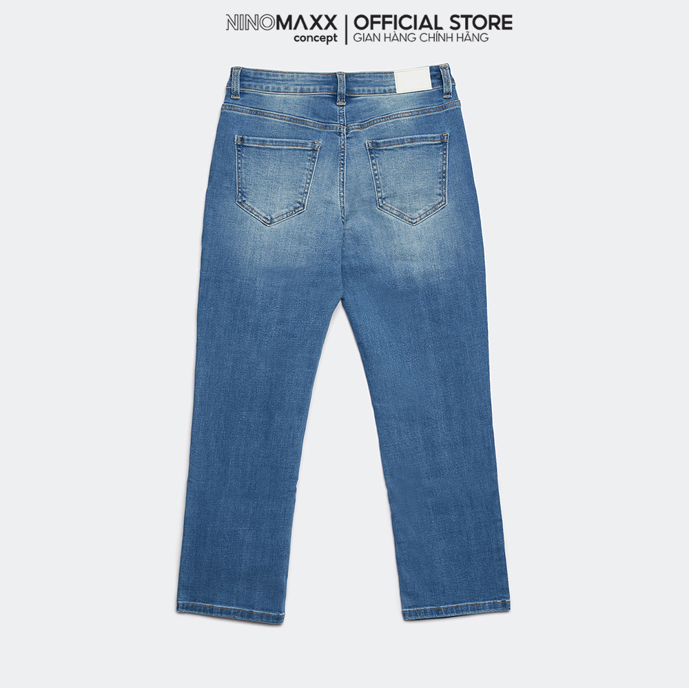 NINOMAXX Quần jean nữ thời trang form Straight fit 2207002