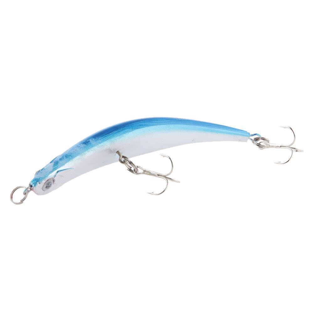 2pcs Topwater Fishing Lures Baits Crankbaits with Treble Hooks Green/Blue with High Quality Durable to Use