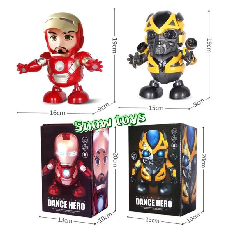 Robot nhảy múa Dance Hero nhảy múa phát nhạc ánh sáng nhấp nháy - Captain America Spider man Iron man Batman Thanos