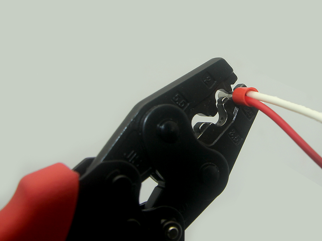 Kìm bấm cos trợ lực chỉnh cữ dây 1.5-6 mm² có lẫy nhả cos dính
