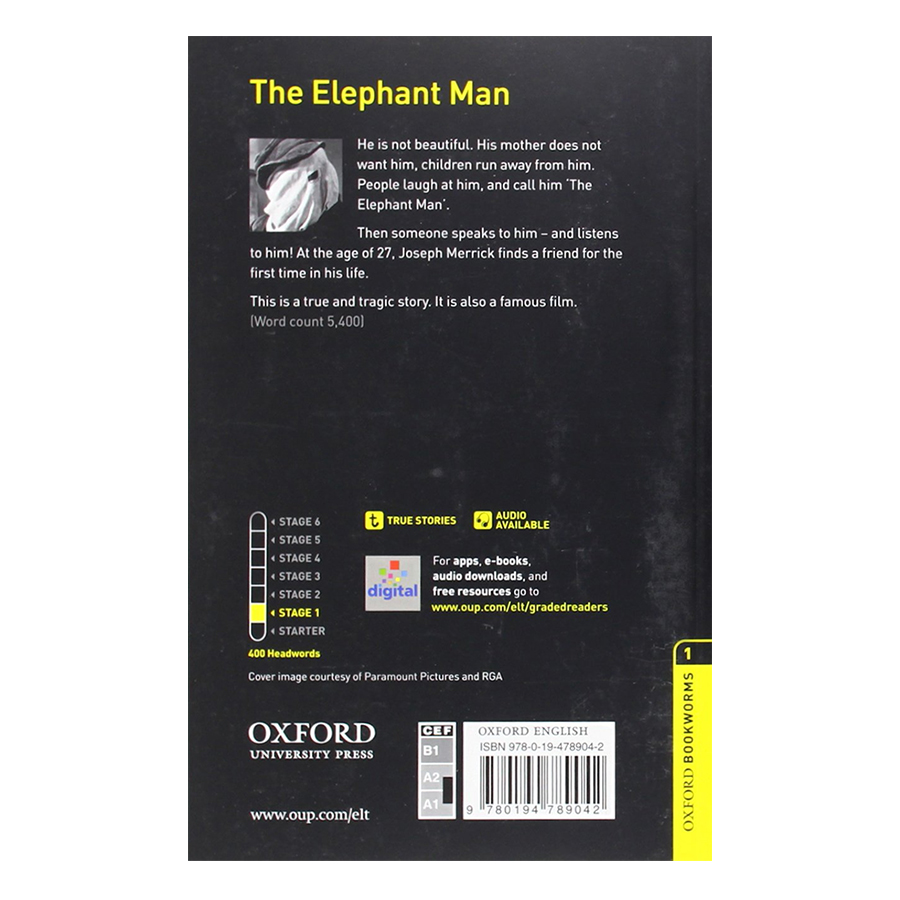 Oxford Bookworms Library - Level 1: The Elephant Man