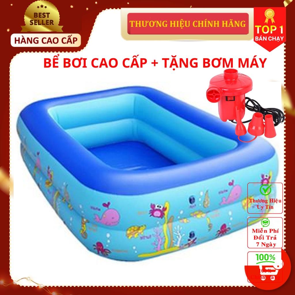 Bể phao bơi cho bé đáy 2 lớp chống trượt bền đẹp - Chính hãng dododios
