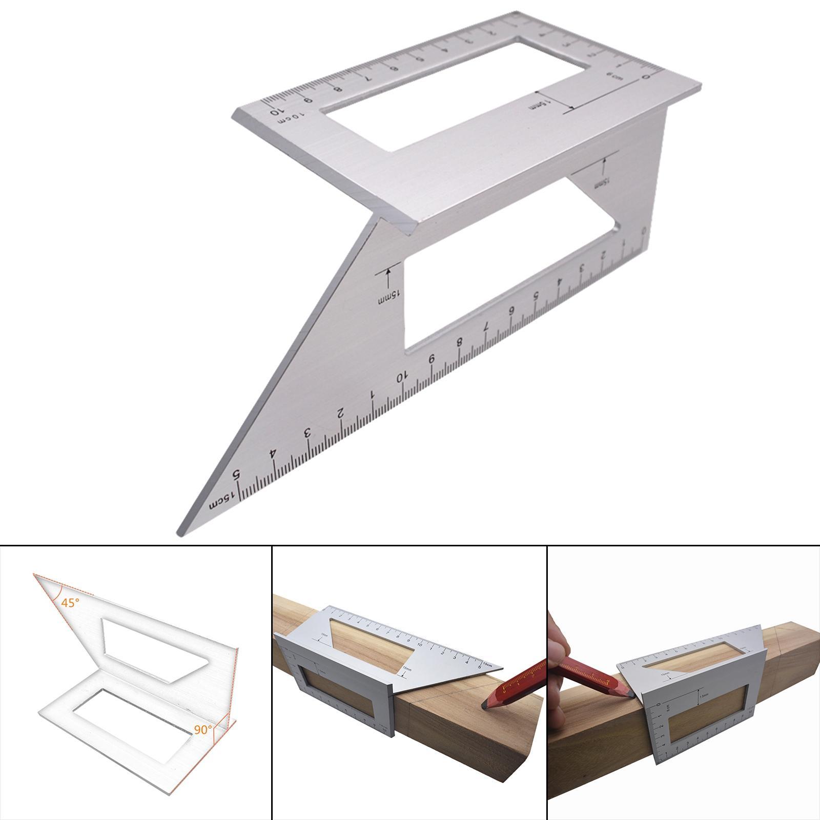 Multifunctional Angle Ruler Woodworking Scriber for Construction Woodworking Carpenter