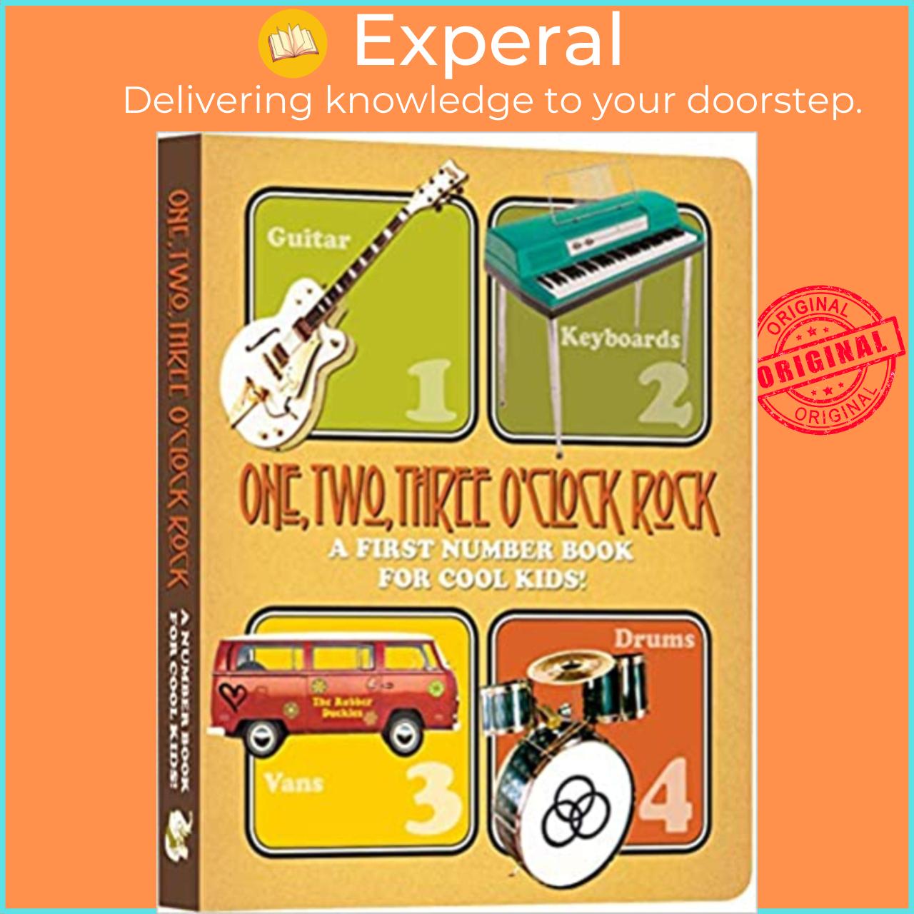 Sách - One, Two, Three O'Clock, Rock: A First Number Book for Cool Kids by Laughing Elephant