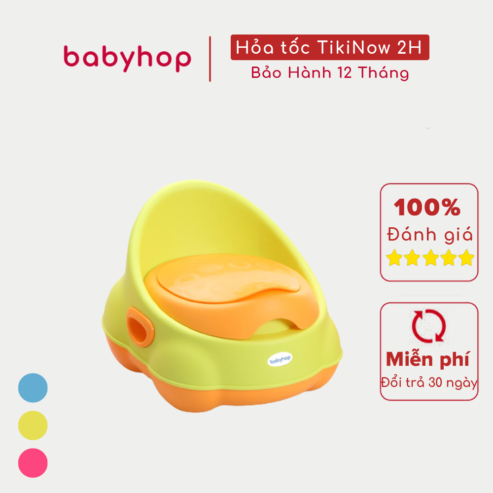 Bô vệ sinh Phi thuyền cho bé  babyhop BH-1112G - Xanh lá