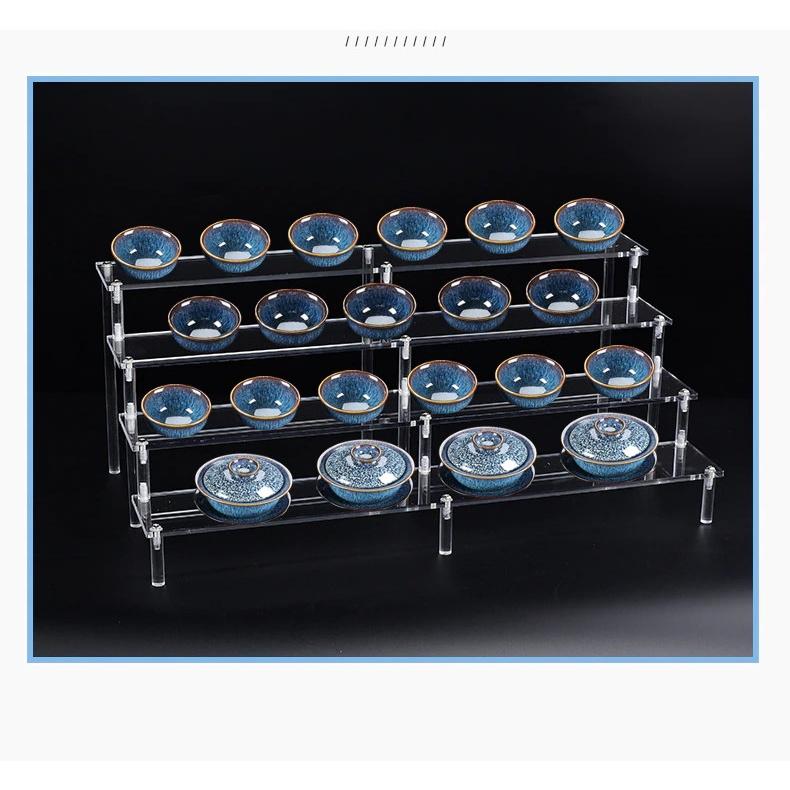 20x8x5cm,1-5 tầng,10 màu sắc, Kệ/giá đỡ Mica trưng bày Nhân Vật, Cupcake, Mỹ Phẩm, Nước Hoa, Trang Sức
