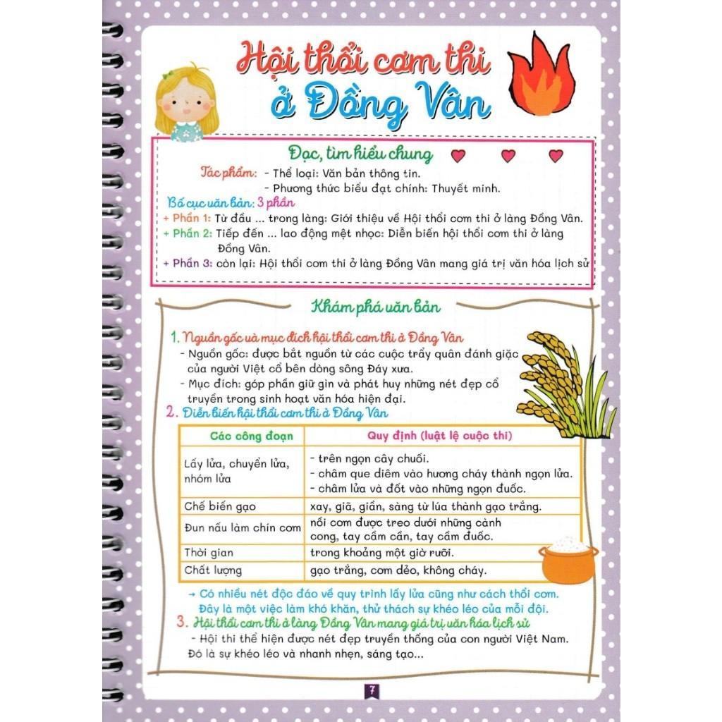 Sách - Sổ Tay Notebook Ngữ Văn 6 - Bám Sát SGK Chân Trời Sáng Tạo - Hồng Ân