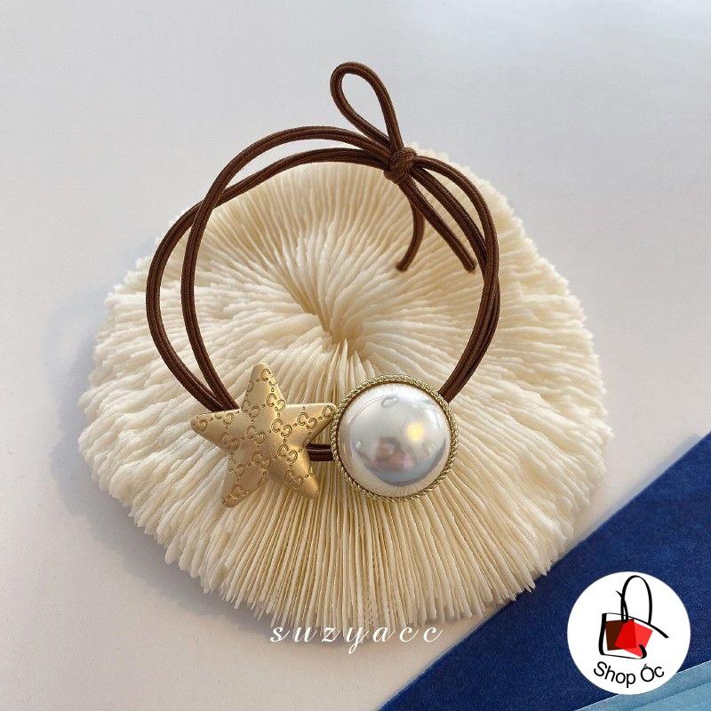 DÂY BUỘC TÓC ĐÁ HÌNH HOA SAO SANG CHẢNH CHO BẠN GÁI B03