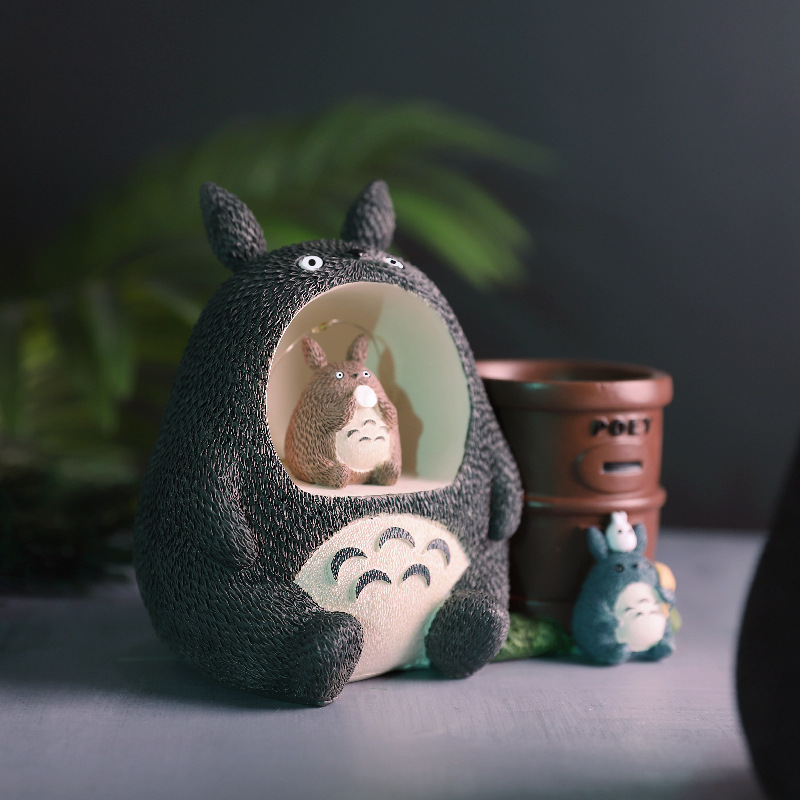 Ống Cắm Bút Đèn Trang Trí Totoro Quà Tặng- Hàng chính hãng