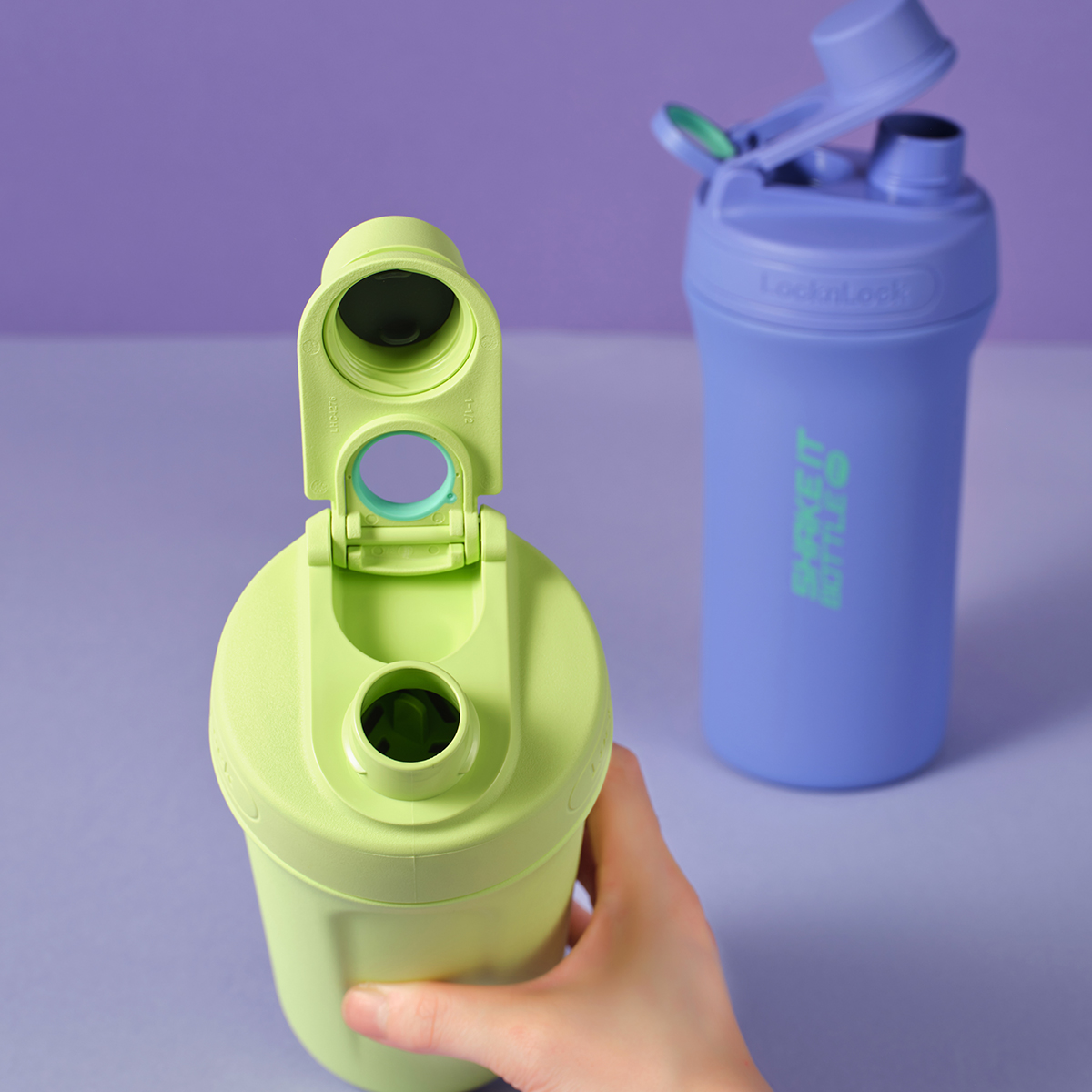 Bình giữ nhiệt Active Shake It Bottle Pro LHC4276 Locknlock - Dung tích 650ml