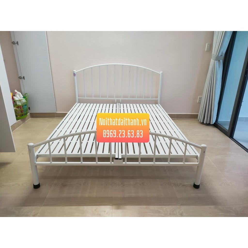 Giường sắt mỹ nghệ Đại Thành 1m6x2m