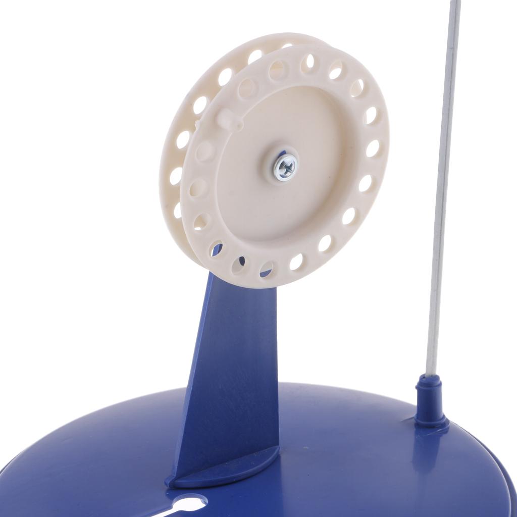 Durable Orange Flag Ice Fishing Rod Hole Cover Round Tip-Up Ice Fishing Tool