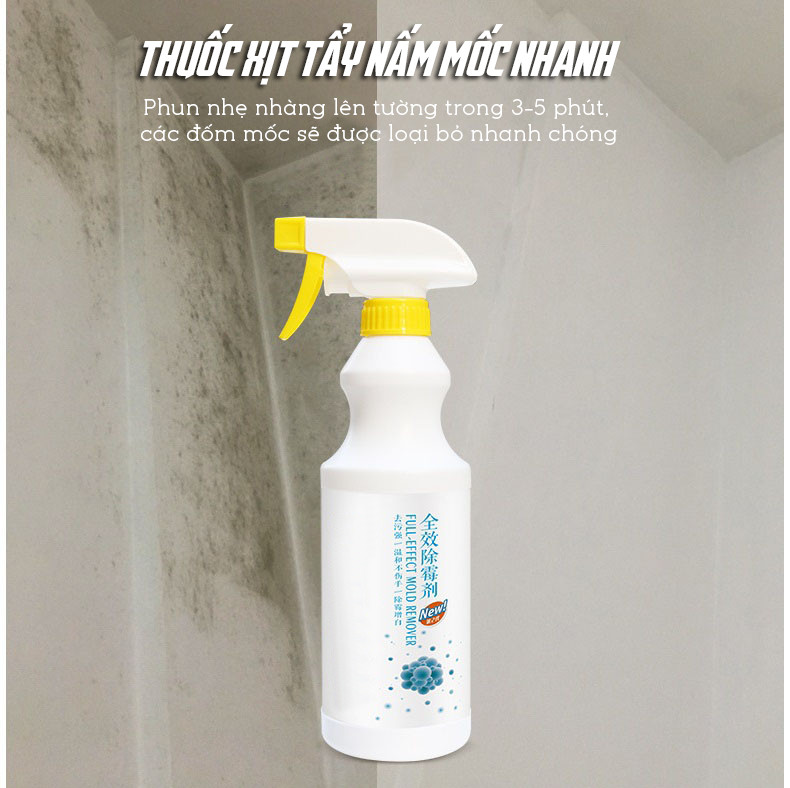 Bình Xịt Tẩy Nấm Mốc Tường Nhà, Phòng Tắm ,Nhà Bếp 500ml