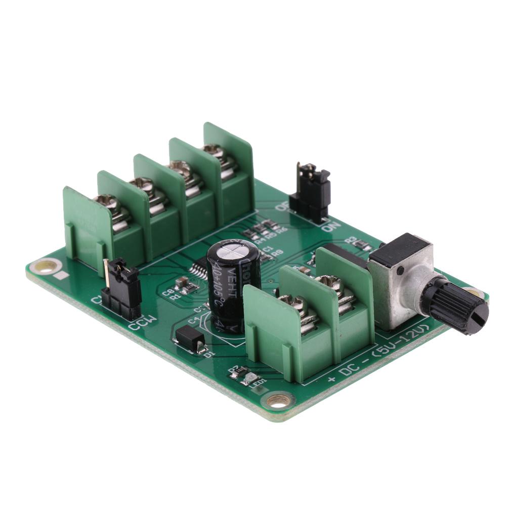 9-12V DC Brushless Motor Driver Board   Drive 3/4 Wire Green