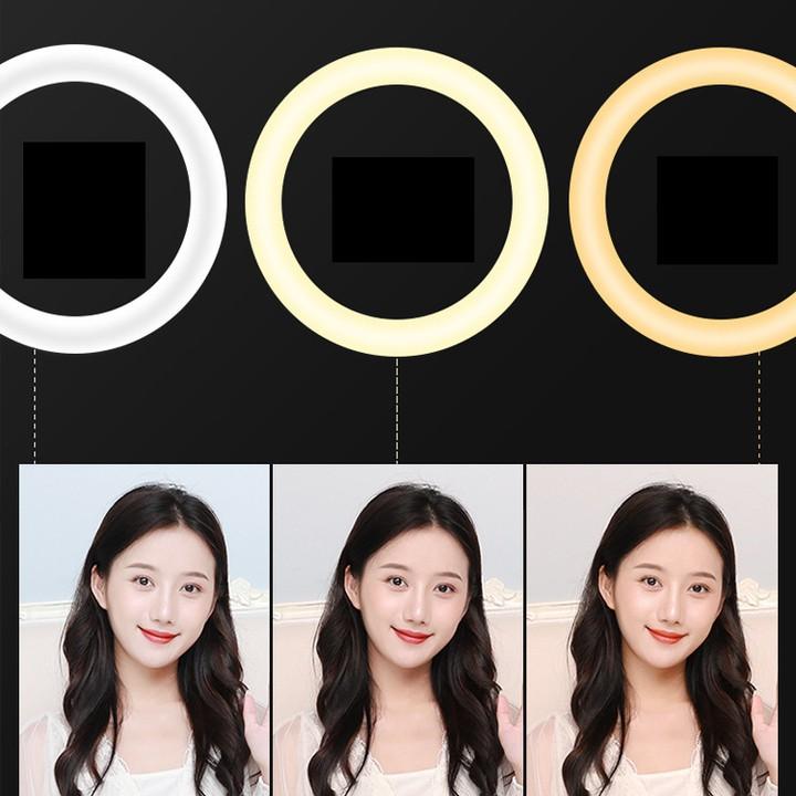 ĐÈN LIVE STREAM PRO 45CM, ĐÈN CHỤP HÌNH, MAKEUP ÁNH SÁNG TRẮNG GIÚP LÊN HÌNH CỰC ĐẸP