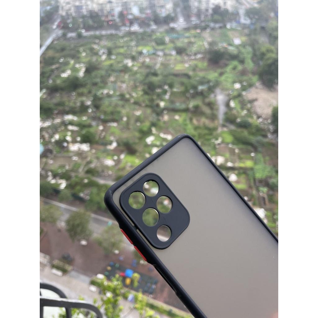 Ốp lưng cho Samsung Galaxy M62 , F62 viền dẻo đen lưng nhám mờ bảo vệ camera