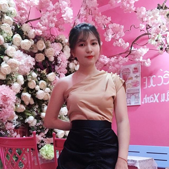 ÁO LỤA LỆCH VAI NGỌC ĐỦ SIZE