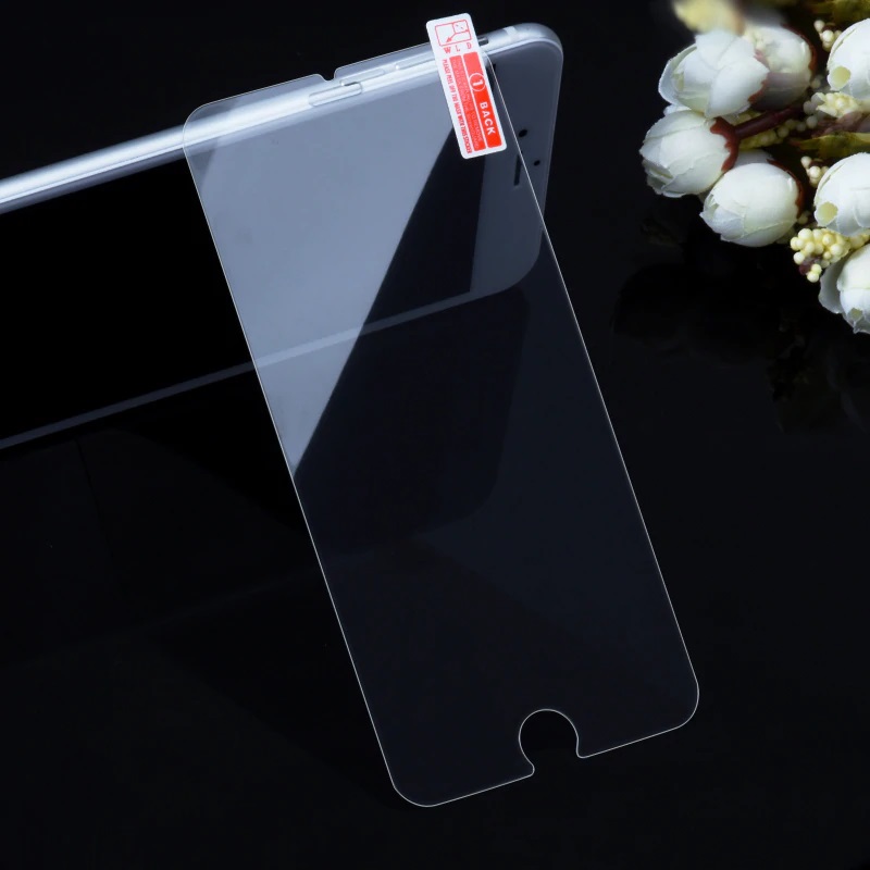 Miếng dán kính cường lực cho iPhone 6 / 6s (độ cứng 9H, mỏng 0.3mm, hạn chế bám vân tay) - Hàng nhập khẩu