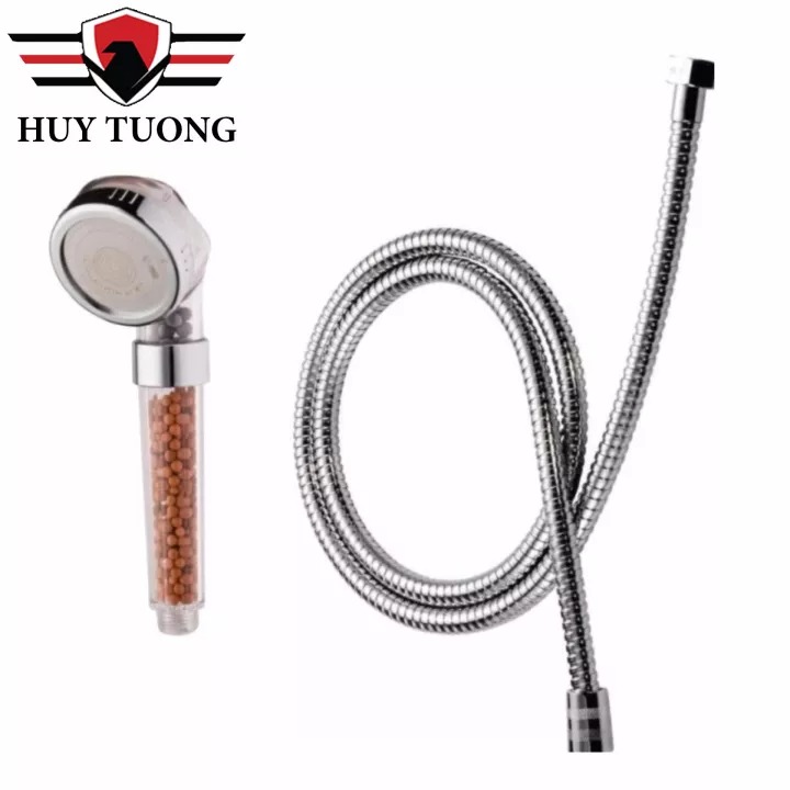 Vòi sen tăng áp, sen tắm cao cấp lọc nước công nghệ Nano tăng áp ( Full bộ và đầu vòi sen lẻ ) - Huy Tưởng