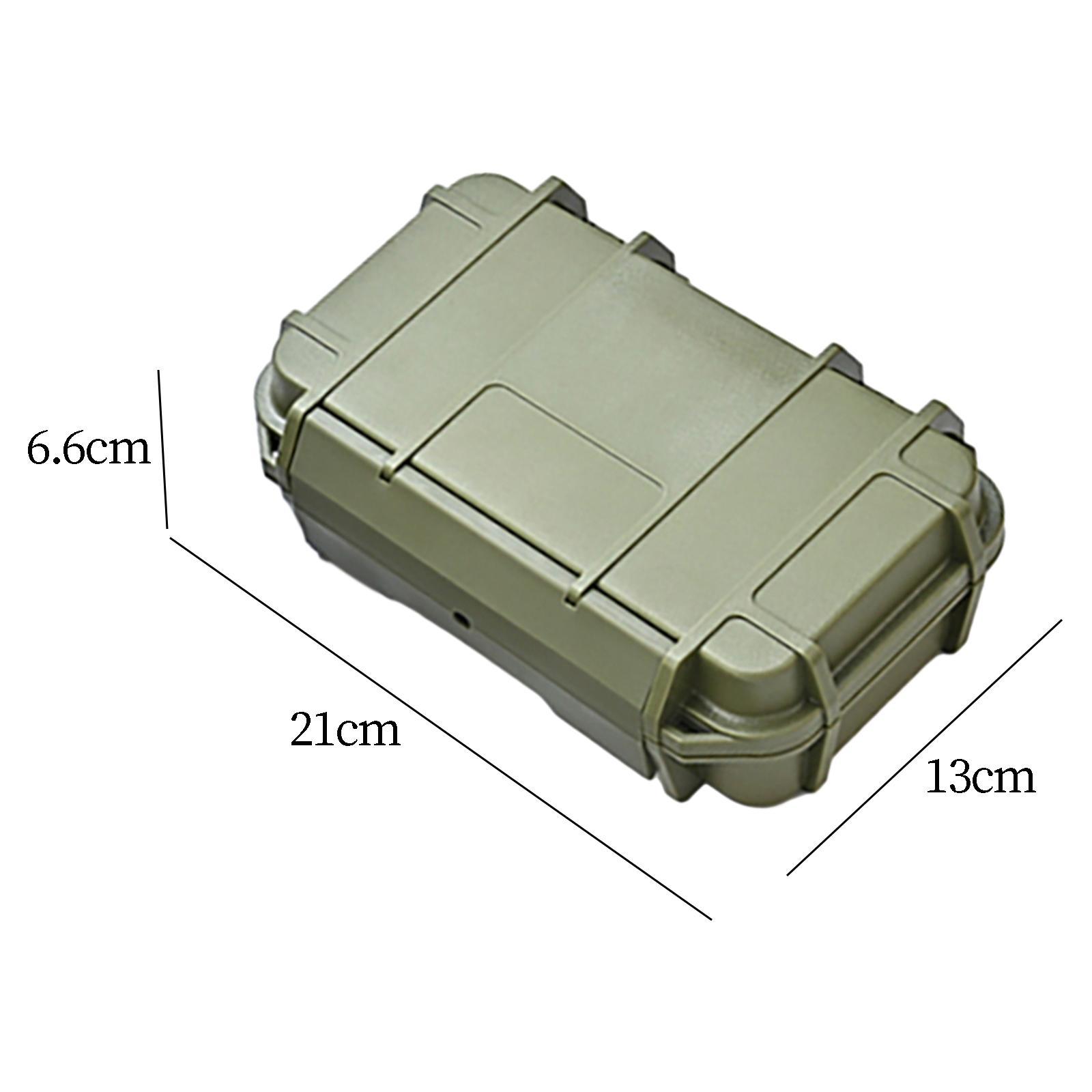 Double Layer Waterproof Hard Tool Case Multifunctional Shockproof Impact Resistant Shockproof Carrying Case for Backpacking