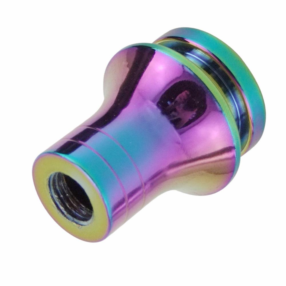 Knob Retainer Adapter for Manual Gear Shifter Lever Black + Multicolor